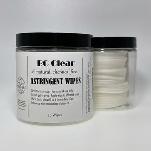 BC Clear - Astringent Wipes